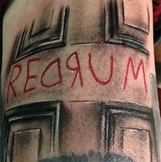 a man's arm with a tattoo that reads, reaum on it