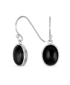 in stock Oval Black Enamel Jewelry Gift, Black Oval Earrings For Formal Occasions, Silver Oval Onyx Jewelry, Oval Silver Onyx Jewelry, Silver Onyx Oval Jewelry, Polished Oval Onyx Jewelry, Classic Black Oval Earrings, Classic Black Oval Pendant Jewelry, Classic Onyx Oval Cabochon Jewelry