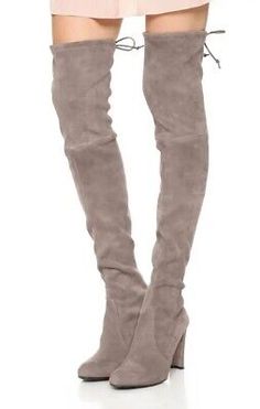 NEW Stuart Weitzman Highland Over the Knee Boot, Topo Grey Suede, Sz 10 NWOT  | eBay Stuart Weitzman Highland, Knee Boot, Grey Suede, Gray Suede, Over The Knee Boots, Boot Shoes Women, Over The Knee, Stuart Weitzman, Formal Event