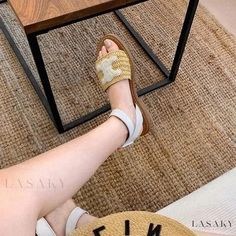 Lasaky - Tranquil Sheep Leather Sandals with Wide Straps Casual Tan Synthetic Sandals, Adjustable Tan Sandals For Vacation, Spring Beach Tan Sandals, Casual Tan Sandals For Spring, Tan Sandals For Spring Beach Outings, Tan Sandals For Beach In Spring, Casual Tan Flat Sandals, Casual Tan Open Toe Sandals, Casual Open Toe Tan Sandals