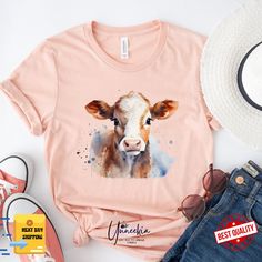 Cute Cow Shirt, Cow Shirt For Mom, Highland Cow Shirt, Cow Gifts For Her, Heifer Shirt, Farmer, Cowgirl, Animal, Farm T-shirt, Ranch Tee ELITE QUALITY: Our T-Shirts are made with the finest cotton and polyester. We hand-press the designs and they take about 1-4 days to complete and ship. MADE TO ORDER: We design our T-Shirts with care. When you give and order we carefully hand-press them individually with caution. We then ship it to you as soon as we can! -----Specifications----- T-Shirt Colors Available: Army, Ash, Asphalt, Athletic Heather, Berry, Black, Burnt Orange, Dark Grey Heather, Dark Grey, Heather Columbia Blue, Heather Deep Teal, Heather Grass Green, Heather Forest, Heather Mauve, Heather Maroon, Heather Midnight Navy, Heather Olive, Heather Peach, Heather Purple, Heather Stone, Cow Shirt Ideas, Heifer Shirt, Farm Tshirt, Retirement Shirts, Funny Retirement Gifts, Cow Gifts, Cow Shirt, Cute Cow, Animal Farm