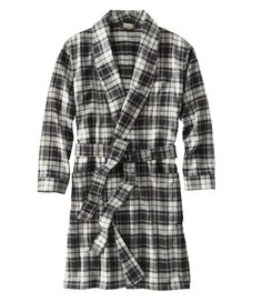 Our premium ultrasoft cotton flannel robe, in just the right weight to stay warm and cozy without overheating. Exceptionally cozy 100% cotton Portuguese flannel. Brushed on both sides for superior softness and warmth. Authentic yarn-dyed tartans stay vibrant and colorful. Machine wash and dry. One chest pocket and two front pockets. Imported. Cozy Plaid Long Sleeve Sleepwear, Cozy Long Sleeve Plaid Sleepwear, Cozy Plaid Cotton Sleepwear, Comfortable Plaid Cotton Sleepwear, Cotton Plaid Sleepwear For Home, Plaid Cotton Sleepwear For Home, Plaid Winter Sleepwear, Winter Plaid Sleepwear, Relaxed Fit Plaid Sleepwear For Fall