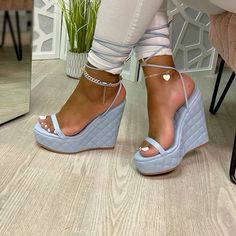 Heels Wedge, Cute Heels, Lace Up Sandals