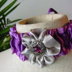 PURPLE PASSION and  neck ruff CHOKER Choker, Purple, Gifts