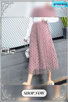 Women's Boho Polka Dot Long Maxi High Waist Skirt Summer Ladies Casual Pleated Beach Skirt Sundress Spring Polka Dot Midi Skirt, Casual Long Polka Dot Skirt, Flared Polka Dot Skirt For Summer, Polka Dot Flared Skirt For Summer, Summer Polka Dot Flared Skirt, Polka Dot Knee-length Skirt For Summer, Polka Dot Knee-length Flowy Skirt, Knee-length Polka Dot Flowy Skirt, Polka Dot Pleated Skirt For Spring