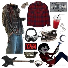 Punk Style Outfits, Cooler Style, Marshall Lee, Dope Outfits For Guys, Punk Outfits, Alternative Outfits, Outfit Goals, Character Outfits