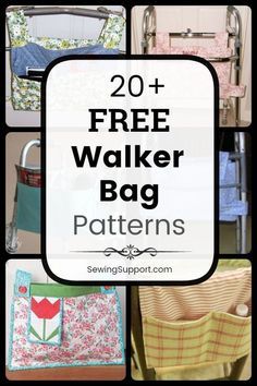 free walker bag patterns for sewing and quilting