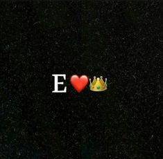 the word e is spelled with two crowns