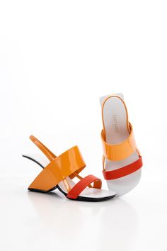 Make a distinct impression this summer with the JADY ROSE Mallina Strap Leather Heel Sandal. Crafted with exquisite leather and designed with an eye-catching orange hue, this statement piece adds an elevated sense of style to your wardrobe. The minimalistic design gives you an effortless look that exudes luxury and sophistication. 3.34'' heel Slip-on Genuine leather upper Leather lining Leather midsole Leather insole Rubber sole Shipping note: Custom made-to-order, extra 3 days for shipping. Luxury Summer Wedge Sandals, Summer Patent Leather Heels With Single Toe Strap, Modern Slingback Sandals With Wedge Heel For Summer, Leather Slingback Sandals With Contrasting Heel For Summer, Modern Summer Sandals, White Patent Leather Sandals For Summer, Summer Open Toe Slingback Sandals With Contrasting Heel, Summer Patent Leather Heels With Heel Loop, Summer High Heel Sandals With Deep Heel Cup