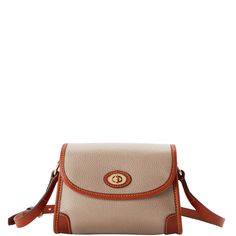 One inside zip pocket. One inside slip pocket. Inside key hook. Adjustable strap. Detachable strap. Lined. Turnlock closure. Everyday Beige Satchel With Turn-lock Closure, Beige Travel Satchel With Turn-lock Closure, Beige Flap Shoulder Bag With Turn-lock Closure, Beige Satchel With Turn-lock For Everyday Use, Classic Fall Shoulder Bag With Snap Closure, Everyday Beige Shoulder Bag With Turn-lock Closure, Beige Crossbody Satchel With Snap Closure, Classic Flap Bag With Zipper Closure, Classic Flap Shoulder Bag With Zipper Closure