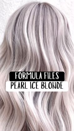 FORMULA FILES 😍 • Save this post for the next time you need a PERFECT ice blonde formula! • FILE #6: ice blonde formula @redken shades… | Instagram Best Blonde Color For Graying Hair, Redken Icy Blonde Formula, Icy Blonde Hair Formula, Blonde Hair Toner Shades, Icy Blonde Formula, Balayage Ice Blonde, Blonde Balayage On Blonde Hair, Dimensional Platinum Blonde, Silver Hair Color Formula