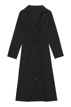 Chic black midi shirt dress from Rails Black Midi Shirt Dress For Formal Occasions, Black Midi Shirt Dress For Work, Chic Black Shirt Dress For Daywear, Black Midi Shirt Dress For Dress Down, Black Maxi Length Shirt Dress, Chic Midi-length Shirt Dress For Work, Chic Midi Shirt Dress For Work, Chic Black Button-up Midi Dress, Maxi Length Shirt Dress For Work