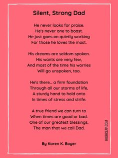 Father’s Day Poems From Daughter And Son Fathers Poems From Daughter, Poems For Parents From Daughter, Son To Father Poems, Happy Fathers Day Cards To My Son, Father And Son Poems, Fathers Day Quote From Daughter, Father’s Day Poem From Daughter, Poems From Daughter To Dad, Letter For Fathers Day