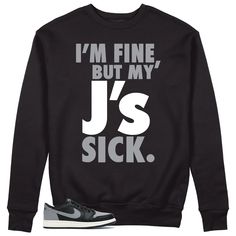 Jordan 1 Low Shadow Sweatshirt Sick Js Graphic Jordan 1, Air Jordans, Sweatshirts