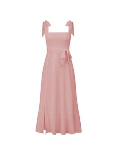 Make a daring statement in our AVIANCA Shoulder Tie Bridal Midi Dress in soft mauve. This alluring bridal inspired midi dress features the signature AVIANCA shoulder tie detailing and rich claret fabric with a delicate shimmer, creating a sophisticated and exclusive look for the fashion-forward bride. Crafted with a luxurious feel, this dress is sure to dazzle on your special day or wedding guests. Size Guide: Model is 5’6” tall, and has a 33.4” bust, 26.5” waist, & 34.6” hips. She is wearing a Fitted Bridesmaid Midi Dress With Tie Back, Chic Midi Bridesmaid Dress, Chic Midi-length Bridesmaid Dress, Chic Formal Bridesmaid Dress Midi Length, Solid Color Midi Bridesmaid Dress, Solid Color Midi-length Bridesmaid Dress, Solid Midi Length Bridesmaid Dress, Chic Solid Color Bridesmaid Midi Dress, Bridesmaid Midi Dress With Tie Back