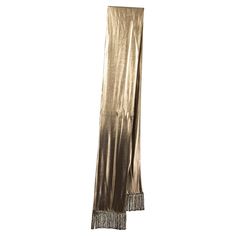 100% authentic Saint Laurent metallic scarf in gold and black viscose (tag is missing). Features black and gold fringes and has a metallic 'YSL' logo on one side. Has been worn and is in excellent condition. Measurements Width 18cm (7in) Length 222cm (86.6in) All our listings include only the listed item unless otherwise specified in the description above. Metallic Scarf, Gold Fringe, Ysl Logo, Fringe Scarf, Metallic Gold, Black And Gold, Gold Black, Metallica, Gold Metal