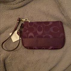 Coach Wristlet Or Wallet Brand New, Never Used 2 Pockets On The Inside Trendy Coach Clutch As Gift, Trendy Coach Wristlet As Gift, Purple Clutch Wristlet For Everyday Use, Coach Wristlet With Zipper Pouch For Daily Use, Purple Pouch Wristlet For Everyday Use, Purple Everyday Pouch Wristlet, Coach Zipper Pouch Wristlet, Coach Wristlet With Zipper Pouch, Coach Zipper Wristlet