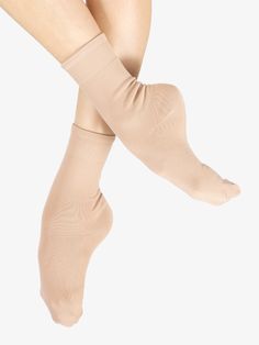 Ankle Dance Socks - Accessories | Natalie NSOCK | DiscountDance.com Comfortable Flexible Non-slip Socks, Micro-elastic Footless Legwear For Dance, Non-slip Micro-elastic No-show Socks, Lightweight Stretch No-show Socks, Spring Stretch Beige Socks, Beige Stretch Socks For Spring, Dance Supplies, Dance Socks, Class Outfit