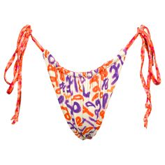 Our IRIS TIE SIDE BOTTOMS are designed with the perfect orange prints, granting an elegant and tasteful look for any day. Featuring a cult favourite style, these bikini bottoms can be adjusted for every body type, allowing you to enjoy the sun in your own way. Take your style to the beach and beyond with the perfect pair of bikini bottoms. The Iris Tie Side Bottoms come with a soft fabric construction and adjustable side ties for a seamless fit when you're loungin' or taking a dip. True to size Orange Prints, Reversible Swimwear, Sweat Sets, Fabric Construction, Classic Wardrobe Staples, Activewear Sets, Enjoying The Sun, Body Types, Soft Fabric