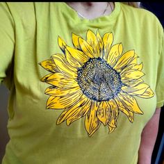 Nwt Beautiful Lime Tee With A Sunflower On The Chest. Great Length On The Sleeves, Almost To The Elbow. Although The Tag Reads 4x, It Actually Fits Like A 1x Yellow T-shirt With Sunflower Design For Spring, Casual Mustard Tops With Floral Print, Casual Mustard Top With Floral Print, Mustard Casual Tops With Floral Print, Mustard Floral Print Cotton Top, Casual Mustard Floral Print Tops, Mustard Cotton Floral Print Top, Mustard Cotton Top With Floral Print, Yellow Short Sleeve T-shirt With Sunflower Design