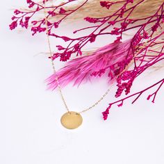 "✅ TRENDY DESIGN - Simple and Minimalist Round/Circle shaped Pendant with best quality Chain. ✅ 14K REAL GOLD - Comes with Gold Certificate. Guaranteed 14k Yellow Gold and \"14k\" or \"585k\" Stamped. NO gold plated. The product is made of %100 high quality 14k pure gold. ✅ CHAIN - Excellent quality and durable chain in Real 14k Gold. Cable chain lenght of necklace is 18 inc secured with spring ring clasp. ✅ A PERFECT GIFT - Comes in Free fine jewelry black gift box. This gold necklace make the Everyday 14k Gold Oval Pendant Necklace, 14k Gold Hammered Necklace For Wedding, 14k Gold Hammered Round Pendant Jewelry, Wedding Hammered 14k Gold Necklaces, Hammered 14k Gold Wedding Necklace, Minimalist Personalized Recycled Gold Necklace, Minimalist 14k Gold Filled Medallion Necklace, Minimalist 14k Gold-filled Medallion Necklace, Minimalist Engraved 14k Gold Filled Necklaces