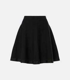 Find NINA RICCI Wool-blend Miniskirt on Editorialist. Material: 66% wool, 14% polyester, 13% viscose, 6% polyamide, 1% elastane. Care instructions: do not wash. Made in China. Designer color name: Black. Elasticated waistband. Color Name, Manado, Made In China, Color Names, Womens Bottoms, Wool Blend, Color Design, Care Instructions, Mini Skirts