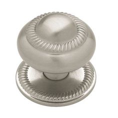 an image of a metal knob on a white background with clipping to the top