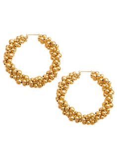 Buy Cluster Hoops for only ₹18,200.00 at MISHO! Pebble Ring, Usa Jewelry, Liquid Gold, The Dance, 22k Gold, Free Bag, Ring Necklace, Anklets, The Sea