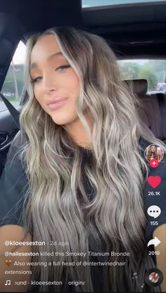 Mushroom Blonde Hair With Money Piece, Ashy Balyage Long Hair Brunettes, Platinum Brown Balayage, Ashy Brown With Blonde Money Piece, Blonde Hair Winter 2023, Icy Brunette Balayage, Ashy Brown Hair With Money Piece, Titanium Blonde Hair, Ashy Blonde Highlights On Brown Hair