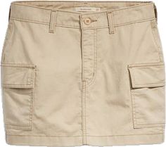 Beige Skort With Pockets For Work, Short Cargo Skirt With Pockets For Work, Casual Beige Mini Skirt With Pockets, Utility Cargo Mini Skirt With Patch Pockets, Beige Cargo Skirt With Pockets For Work, Beige Cotton Mini Skirt With Pockets, Casual Beige Cargo Skirt For Work, Casual Cotton Skort With Patch Pockets, Beige Cargo Skirt With Utility Style