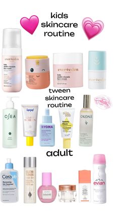 I created a skincare routine for all ages!! Good Skincare For Kids, Skin Care Routine For Kids, Skincare For Kids, Safe Skincare, Make Me Up, Brightening Serum, Multivitamin, Face Wash