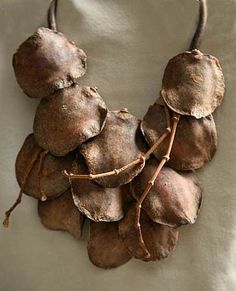 Paper Jewelry, Seed Pods, African Jewelry, Mix Media, Creative Jewelry, Nature Jewelry