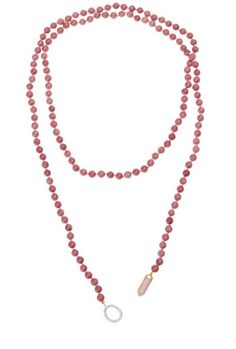 Rarities 60" RHODOLITE Pink OPAL Beaded Toggle Clasp Crystal Aura Necklace FIVE FEET of Genuine gemstones!!!! Please Note Color Of this Necklace is pink other Pictures are for style reference Only Rarities Gemstone Beaded Toggle Clasp Necklace At 60" long, this necklace seems endless. Have fun with it. Twist it or wear it long. The toggle and clasp add sparkle and interest to this "must have" piece. Rhodonite Rhodonite beads with pink opal geometric clasp and white zircon ring Necklace approx. 6 Adjustable Long Gemstone Beads Necklace, Adjustable Lariat Necklace With Gemstone Beads, Spiritual Lariat Necklace With Faceted Beads, Spiritual Beaded Long Necklace, Long Gemstone Beads Necklace, Spiritual Beaded Lariat Jewelry, Beaded Lariat Jewelry For Meditation, Spiritual Hand-strung Lariat Jewelry, Double Strand Faceted Beads Long Necklace Gift