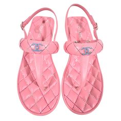 Chanel 21k Pink Multicolor Leather Cc Logo Mule Slide Flat Heel Thong Sandal 37 ********** Chanel ********** Brand: Chanel Size: 37 (Know Your Chanel Size) Name: Thong Sandals Color: Pink Style: 21k Style#: G38403 X56341 0l983 Material: Lambskin Pink Leather Front Strap Cc Blue Crystal Logo Pink And Multicolor Lambskin Leather Material Adjustable Buckle Ankle Strap Stacked Back Heel Brand New In Box, Comes With Original Box And Dust Bag 100% Authentic Or Your Money Back Great Gift I Ship Worldwi Shoes Heels Classy, Chanel Brand, Heels Classy, Shopping Chanel, Pink Style, Comfy Shoes, Cc Logo, Pretty Shoes, Chanel Shoes