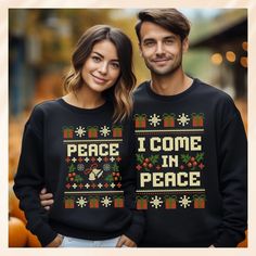 Disney Ugly Christmas Sweater, Matching Christmas Sweaters, Christmas Tree Light Up, Ugly Christmas Sweater Couples, Ugly Christmas Sweaters, Ugly Christmas Sweater Funny, Stylish Couple, Couples Sweatshirts, No Waste