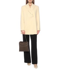 Malone stretch-cady jacket in daffodil yellow Chic Structured Pantsuit With Pressed Crease, Chic Structured Blazer With Boning, Chic Pantsuit With Pressed Crease And Long Sleeve Jacket, Chic Fall Pantsuit With Structured Boning, Chic Pantsuit With Structured Boning For Fall, Chic Long Sleeve Pantsuit With Pressed Crease, Chic Structured Blazer With Pressed Crease, Chic Pantsuit With Pressed Crease And Lapel Collar, Structured Evening Pantsuit For Fall