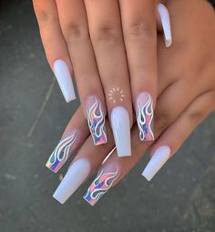 Texas Spring, Nails Flowers, Unghie Nail Art, Nails Aesthetic, Cute Acrylic Nail Designs, Aesthetic Spring, Acrylic Nails Coffin Pink, Nails 2023