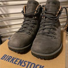 Only Worn Once, Bought Wrong Size. Perfect Condition, Slight Outer Wear. Birkenstock Boots, Men Birkenstock, Shoes Birkenstock, Outer Wear, Birkenstock Shoes, Birkenstock, Men's Shoes, Shoe Boots, Man Shop