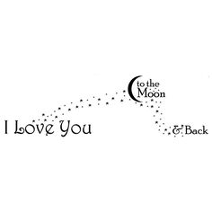 i love you to the moon and back wall decal sticker for home decor