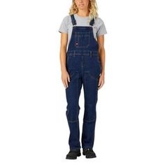 Dickies Women's Double Front Denim Bib Overalls Work Overalls, Plus Size Workwear, Dickies Women, Dickies Workwear, Plus Size Work, Tractor Supply, Bib Overalls, Work Wear Women, Knee Pads