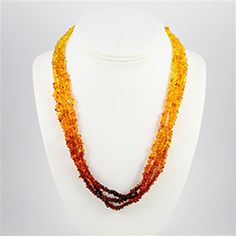 3 Strand Amber Necklace Amber Round Beads Jewelry For Formal Occasions, Luxury Faceted Amber Jewelry, Formal Amber Jewelry With Round Beads, Formal Amber Jewelry With Gemstone Beads, Round Amber Necklaces Fine Jewelry, Classic Faceted Amber Jewelry, Fine Jewelry Faceted Amber, Elegant Amber Jewelry With Polished Beads, Classic Amber Necklaces For Jewelry Making