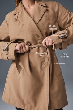 The epitome of effortlessly cool, the Prime Trench can be dressed up or down—or even worn as a dress. It’s the perfect throw-on-and-go coat for all your fall looks. With its perfect fit and sleek trench detailing, off-duty chic has never been easier. Alo Yoga, Fall Looks, Off Duty, A Dress, Almond, Perfect Fit, Dress Up, Sleek, Dresses