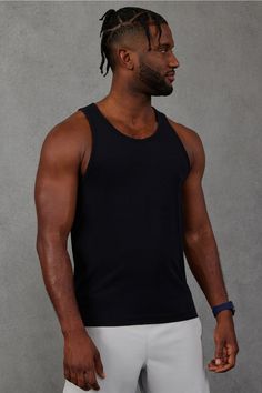 The 24-7 Tank FL2 black male Activewear >> Mens >> Top >> Sleeveless Tees Hybrid365 regular Swim 4-Way Stretch/Anti-Stink/Breathable/Lightweight Feel/Sweat Wicking Hybrid365 Tank Black Athleisure Crew Neck Vest, Black Crew Neck Athleisure Vest, Black Crew Neck Workout Vest, Black Crew Neck Vest For Workout, Black Sleeveless Relaxed Fit Activewear, Black Moisture-wicking Crew Neck Tank Top, Black Cotton Tank Top With Moisture-wicking, Black Cotton Moisture-wicking Tank Top, Functional Black Crew Neck Tank Top