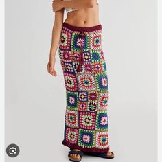 Questions? Leave A Comment Below! Brand New Gorgeous Crochet Maxi Skirt, Free People Crochet, Crochet Maxi, Crochet Clothing, Free People Skirt, Crochet Ideas, Crochet Clothes, Women's Skirt, Maxi Skirt