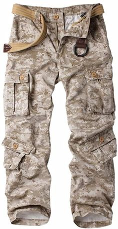 Vintage Stripes, Ripstop Pants, Combat Trousers, Casual Cargo Pants, Desert Camo