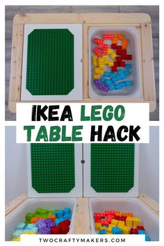 lego table hacks are great for kids to learn how to build their own game