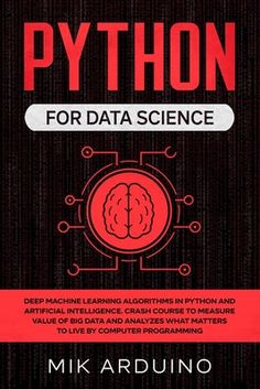 the book cover for python for data science