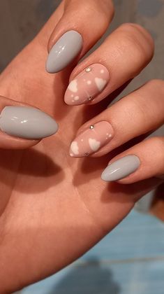 Nail Art Motif, Paznokcie Hello Kitty, Uñas Aesthetic, Cute Simple Nails, Cute Nail Ideas, Aesthetic Nails, Her Nails, Short Acrylic Nails Designs, White Nail