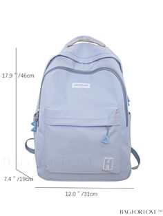 BagForLove - Enhanced College-Style Backpack with Spacious Capacity and Charismatic Letter Patch Decoration Product Description Color Blue Strap Type Adjustable Composition 100% Polyamide Pattern Type Letter Material Polyamide Type Classic Backpack Details Pictures Similar Products h2 { text-align: center; } /* æ¢è¡ */ li{ white-space: normal; word-break: break-all; word-wrap: break-word; } .red-box { width: 100%; display: flex; flex-direction: row; flex-wrap: wrap; justify-content: center; } .red-box > div { width: 190px; height: 250px; margin: 10px; } .red-box > div > a > img { width: 190px; height: 250px; } .size-box { width: 100%; margin: auto; white-space: nowrap; } .table { border-collapse: collapse; border-spacing: 0; width: 100%; table-layout: fixed; } tr, td, th { border: 1px so Light Blue Large Capacity Backpack For Daily Use, Casual Light Blue Bags For Students, Light Blue Large Capacity Standard Backpack, Casual Large Capacity Light Blue Backpack, Trendy Light Blue Backpack For Students, Casual Light Blue Large Capacity Backpack, Light Blue Large Capacity Bag For Students, Large Capacity Light Blue Bag For Students, Large Capacity Light Blue Student Bag