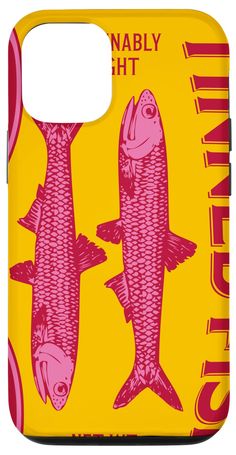 an image of two fish on a yellow background